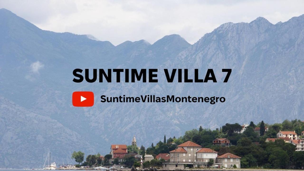 Suntime Villa 7 Teodo Esterno foto